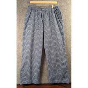 Victoria's Secret Allover Logo Print Pajama Lounge Pants Blue Women's Large